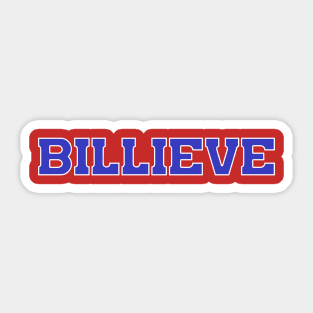 Billieve Sticker